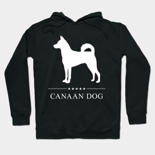 Canaan Dog White Silhouette Hoodie